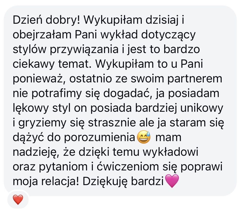 SZKOLENIE - Jak style przywiązania wpływają na relacje miłosne? - obrazek 2