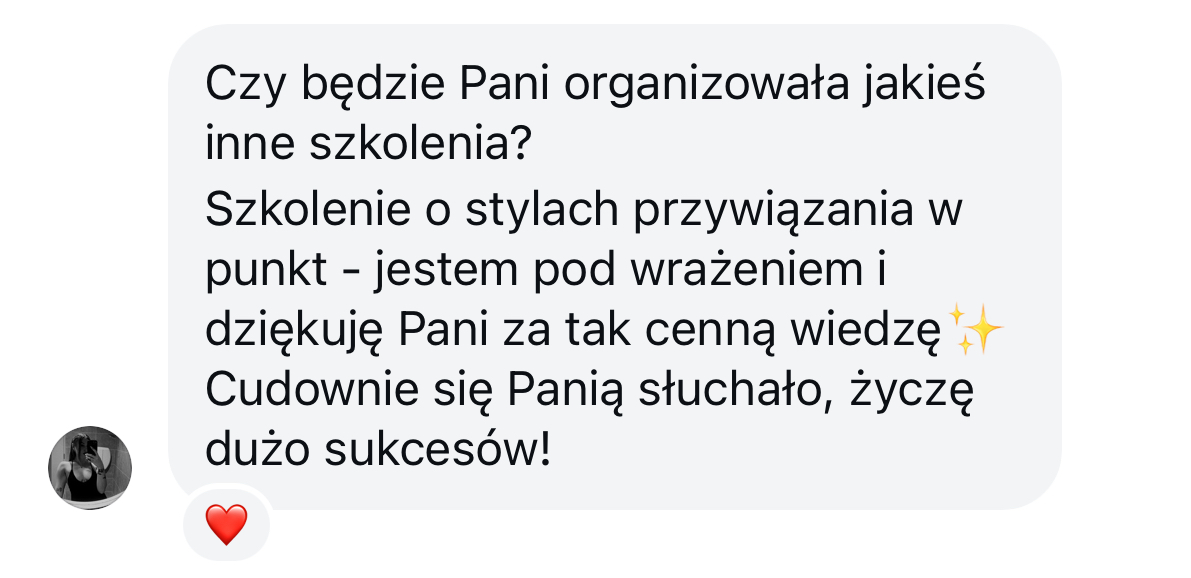 SZKOLENIE - Jak style przywiązania wpływają na relacje miłosne? - obrazek 4