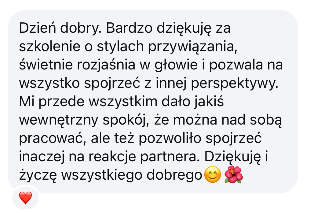 SZKOLENIE - Jak style przywiązania wpływają na relacje miłosne? - obrazek 3